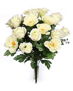 RAMO ROSAS Y LISIANTHUS ARTIFICIAL 48CM