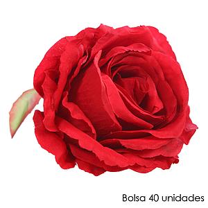 BOLSA 40 CABEZAS DE ROSAS Ø13CM