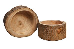 SET 2 PC JARDINERAS TRONCO NATURAL