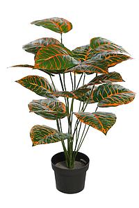 PLANTA CROTON EN MACETA ARTIFICIAL 65CM