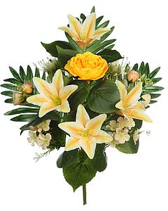 RAMO LILIS Y ROSAS ARTIFICIAL 55CM