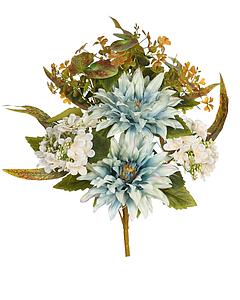 RAMO DE UNA CARA DALIAS ARTIFICIAL 48CM