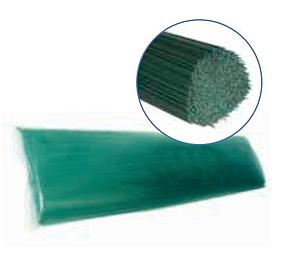 BOLSA ALAMBRE VERDE Ø 0,08 X 40CM  2 KG